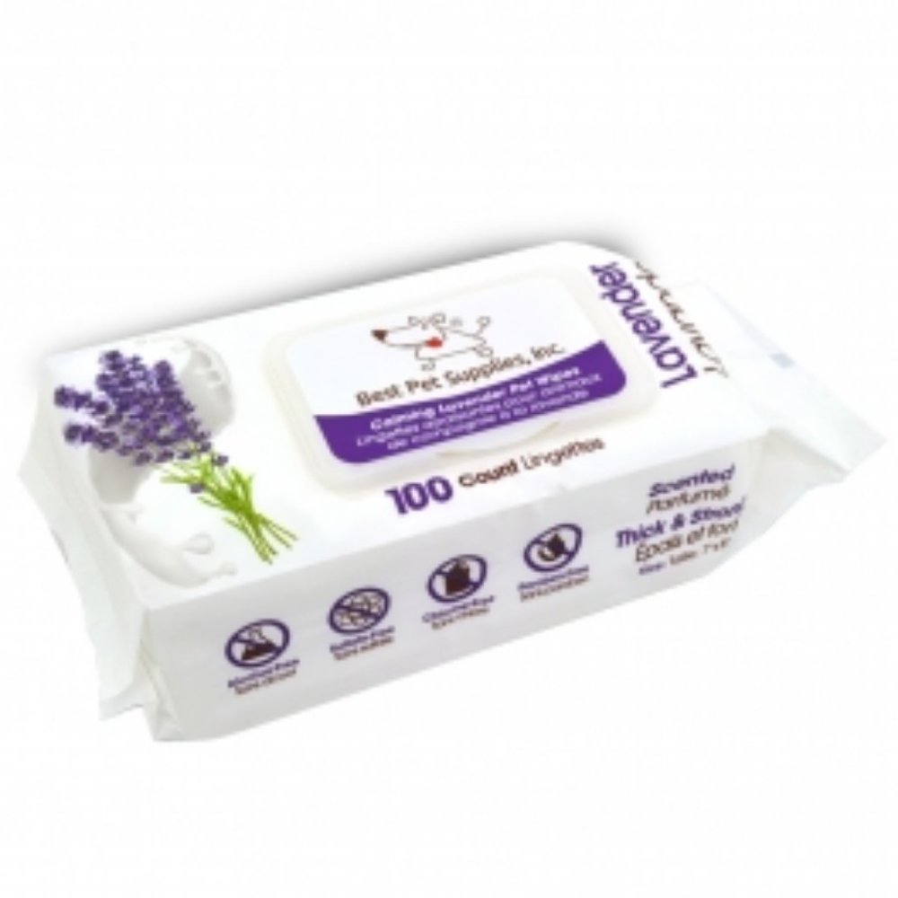 Scented Calming Lavender Pet Wipes